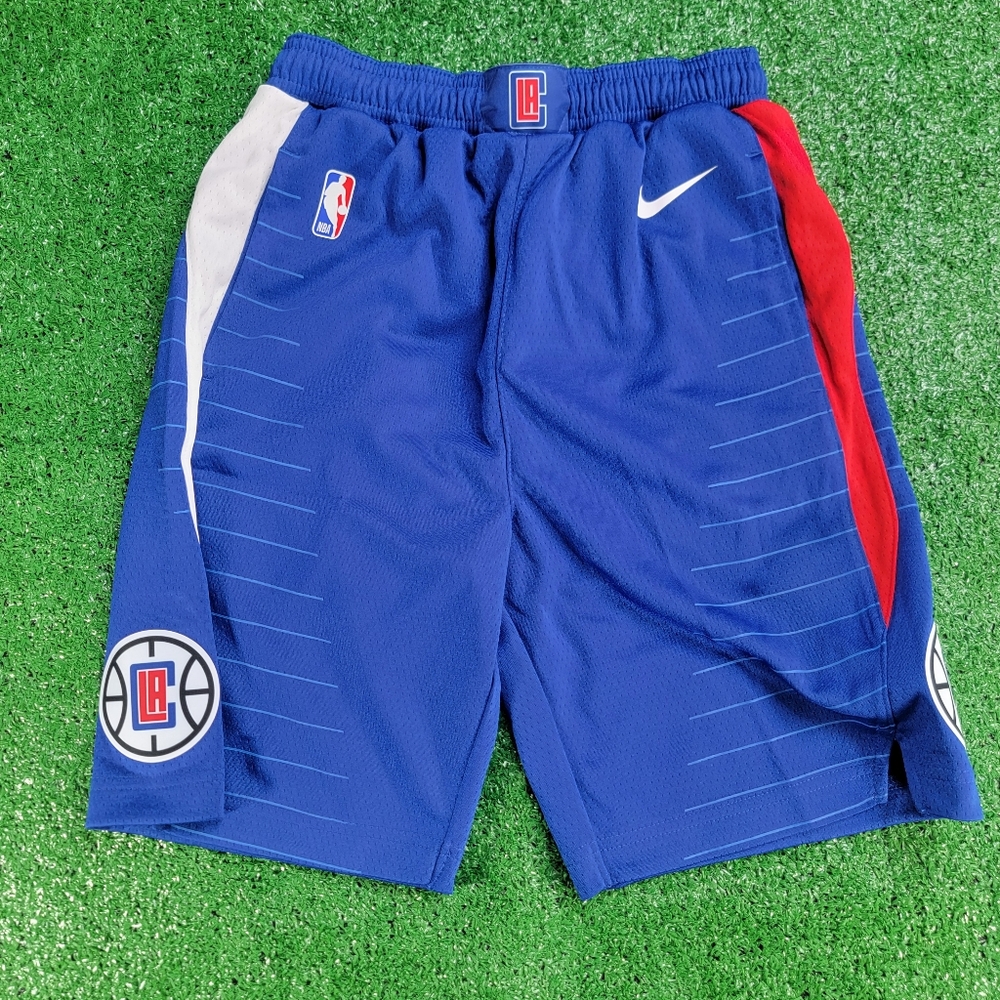 Nike Los Angeles Clippers Youth Basketball Shorts Size Medium 10/12 Blue New